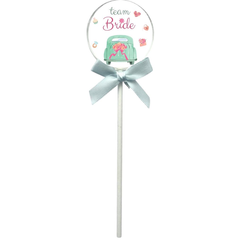 Team Bride Wedding Lollipop
