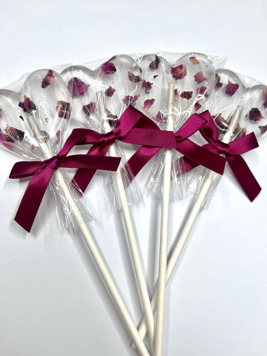 Elegant Rose Wedding Lollipop