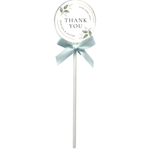 Thank You Wedding Lollipop