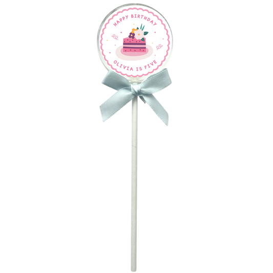 Slice of Fun Birthday Lollipop